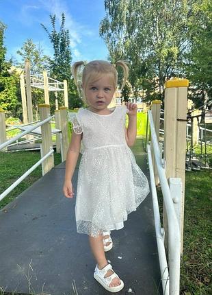 Белое платье для девочек 🌺 3