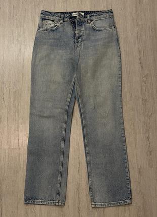 Джинси zara жіночі синього кольору eur 36, вживані