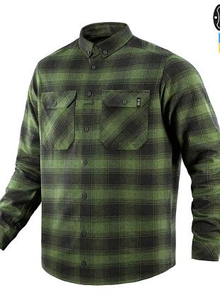 M-tac рубашка lumberjack cotton shirt olive/black