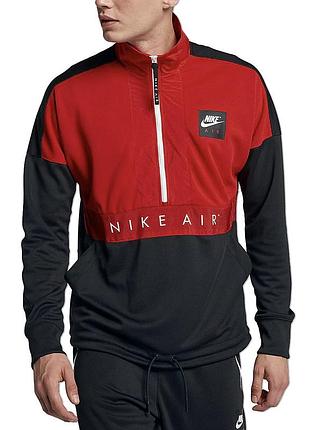 Спортивна кофта nike air half-zip track jacket black/red