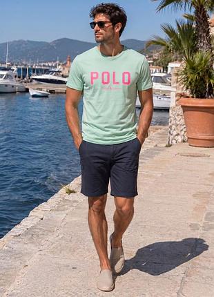Футболка polo ralph lauren нежно бирюзового цвета