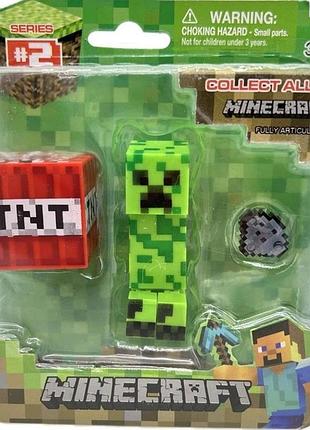 Фигурка майнкрафткрипер из тнт minecraft creeper tnt
