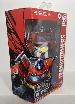 Трансформер оптимус прайм hasbro transformers r.e.d. generations optimus prime 15 см (первое поколение) 2