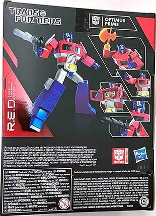 Трансформер оптимус прайм hasbro transformers r.e.d. generations optimus prime 15 см (первое поколение) 3