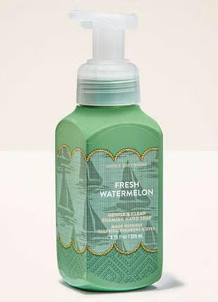 Рідке мило-піна для рук bath & body works (1200198010778) fresh watermelon gentle & clean foaming hand soap 259 мл
