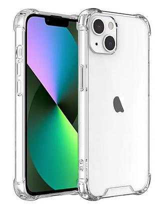 Прозорий чохол armored clear case для iphone 14 з посиленими кутами для захисту від ударів
