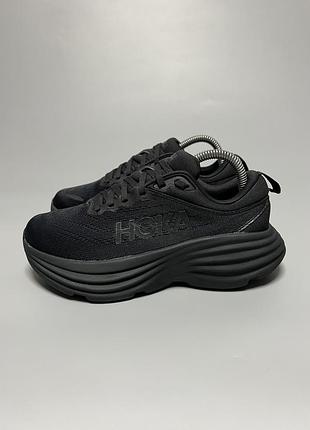 Кросівки на широку стопу для комфортної ходьби бігу тренувань hoka one one bondi 8 wide оригінал 1127954 bblc