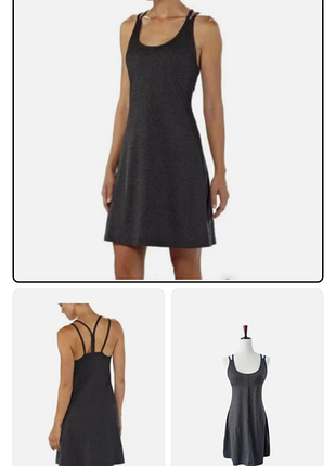 Спортивна сукня patagonia latticeback dress жіноча розмір xs темно-сіра оригінал артикул sty59015 поліестер еластан