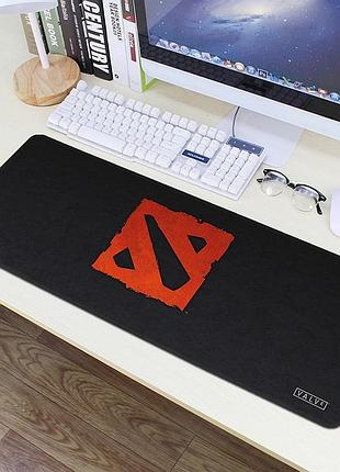 Большой коврик для мышки и клавиатуры dota 2 steelseries 900*400*3 мм