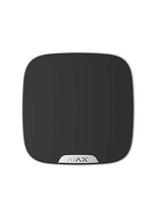 Лицьова панель ajax brandplate для вуличної сирени streetsiren doubledeck чорна 10 шт для брендування