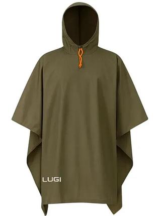 Дощовик-пончо з капюшоном lugi lu-029gr