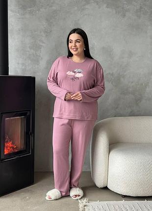 Жіноча піжама сорочка та штани plus size 2x-4xl sweet dreams