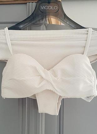 Купальник  h&m, білий