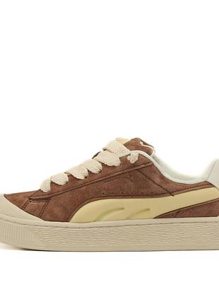 Кеды женские замшевые puma suede xl crush preserves brown 37
