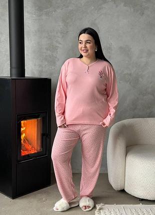 Женская пижама рубашка и штаны plus size 2x-4xl sweet dreams 4xl