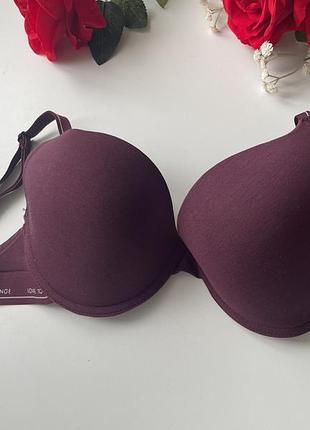 Бордовый бюстгалтер на легкому паралону primark
