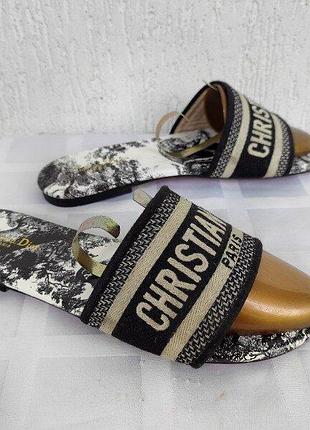 Шлепки christian dior р.38