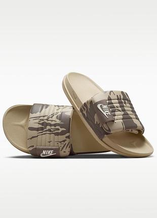 Оригинальные мужские тапочки тапочки тапочки nike offcourt adjust hf1438-200 шлепанцы в новом состоянии из сша