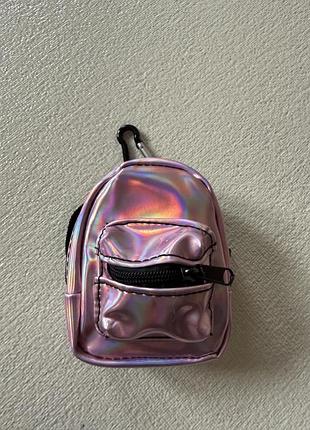 Мини-рюкзак брелок голографический🎒