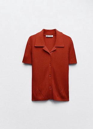 Базова блуза поло футболка zara
