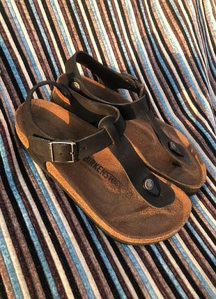 #в16  36р(23см). birkenstock kairo , босоніжки. оригінал. шкіра