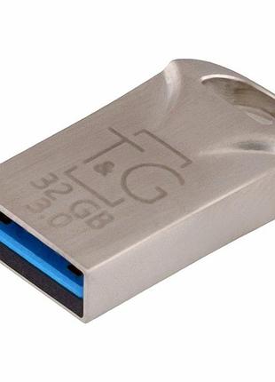 Usb флешка 32 гб 3.0 металлическая для хранения данных модель metal 106 цвет стальной