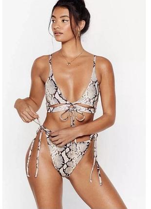 Купальник жіночий роздільний nasty gal р.36 (s)