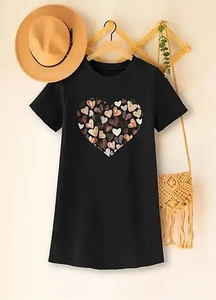 Shein. англия. в наличии. платье футболка  в контрастных блоках.