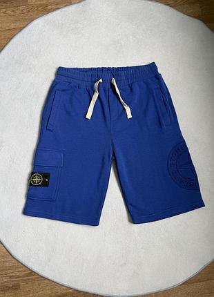 Шорти stone island сині