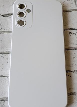 Чохол samsung a14 5g білий матовий | захисний силіконовий чохол