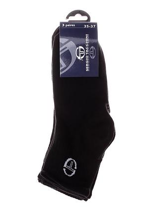 Носки sergio tacchini 3-pack черный жин 35-37