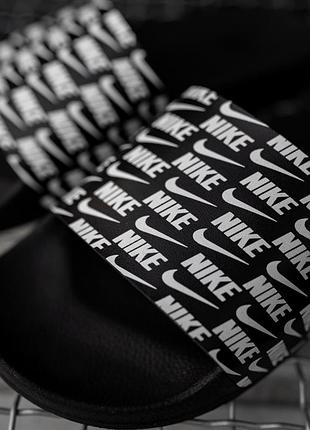 Тапочки nike black 4