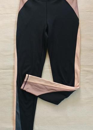 Леггинсы спортивные f&amp;f m/38 черные с высокой посадкой и карманом