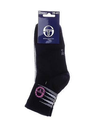 Носки sergio tacchini 3-pack белый, серый, синий уни 36-41