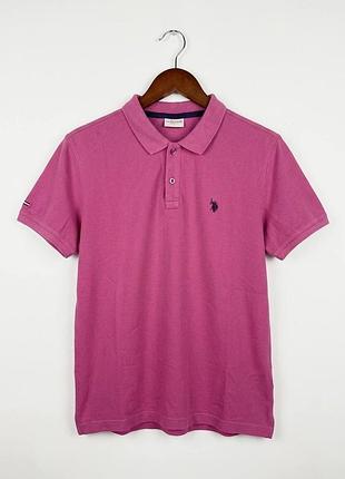 Поло u.s. polo assn оригінал l рожеве 10/10