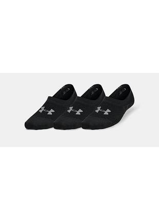 Шкарпетки under armour breathe lite ultra low 3p чорний жін sm