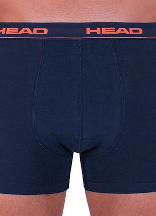 Трусы-боксеры head basic boxer 2p темно-синий чол s