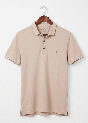 Поло allsaints reform ss polo оригінал m пісочне 10/10