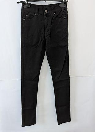 Джинси жіночі cheap monday h&m, чорні,23,бавовна,еластан,джегінси,треггінси,трегінси,демісезон,обтягуючі,осінь