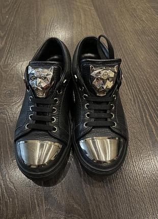Кеди шкіряні жіночі philipp plein