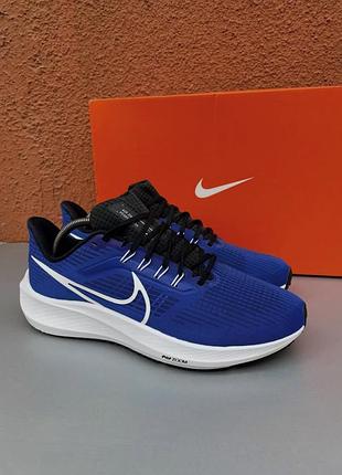Оригінальні чоловічі кросівки nike air zoom pegasus 39 44.5 розмір 28.5 см стан нових в синьому кольорі