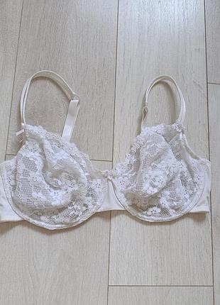 Белый бюстгальтер ажурный бюст кружевной лиф кружевый 40dd 90dd 90e