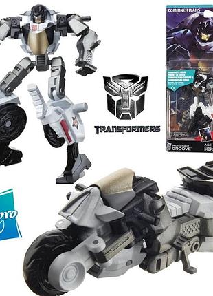 Трансформер hasbro автобот гроув groоve 10 см combiner wars generations
