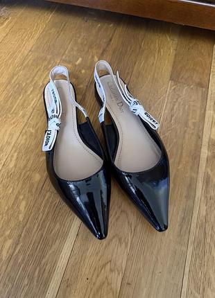 Туфлі човники балетки christian dior
