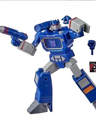 Трансформер саундвейв hasbro transformers r.e.d. generations soundwave 15 см (первое поколение) 4