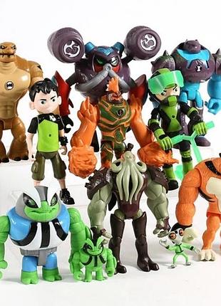 Набор фигурок героев из мультсериала ben 10 (11 шт) 3