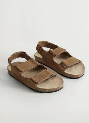 Босоніжки mango замша 33р 20см