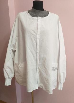 Медицинская рубашка на кнопках/7-8xl