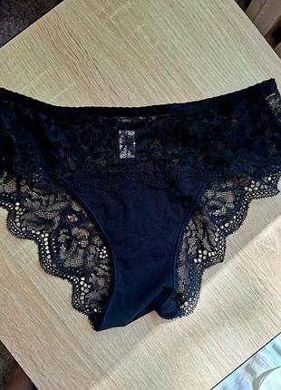 Женские кружевные трусики, размер м (46)