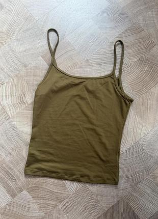 Майка h&m оливкова